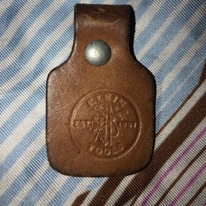 Klein Tool Leather Keychain